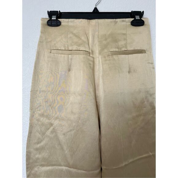 Sandro Trouville Satin Wide Leg Pants NEW - Picture 9 of 12